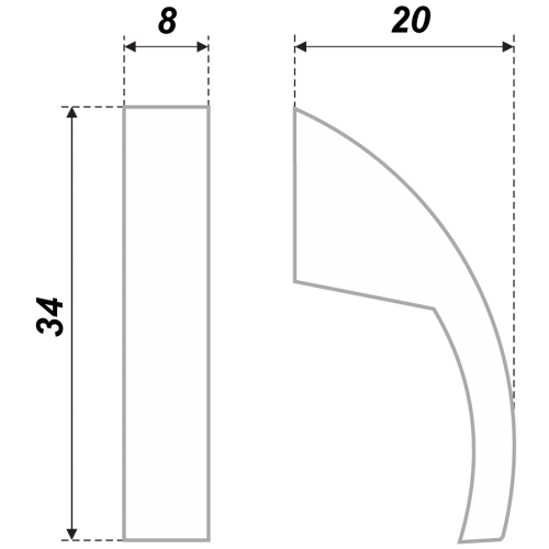 Мебельная ручка