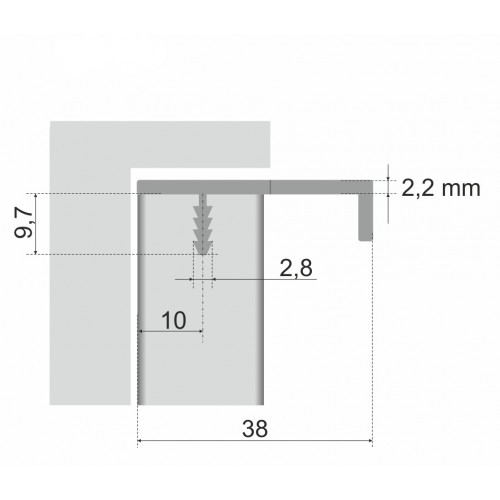 Мебельная ручка AL RAY