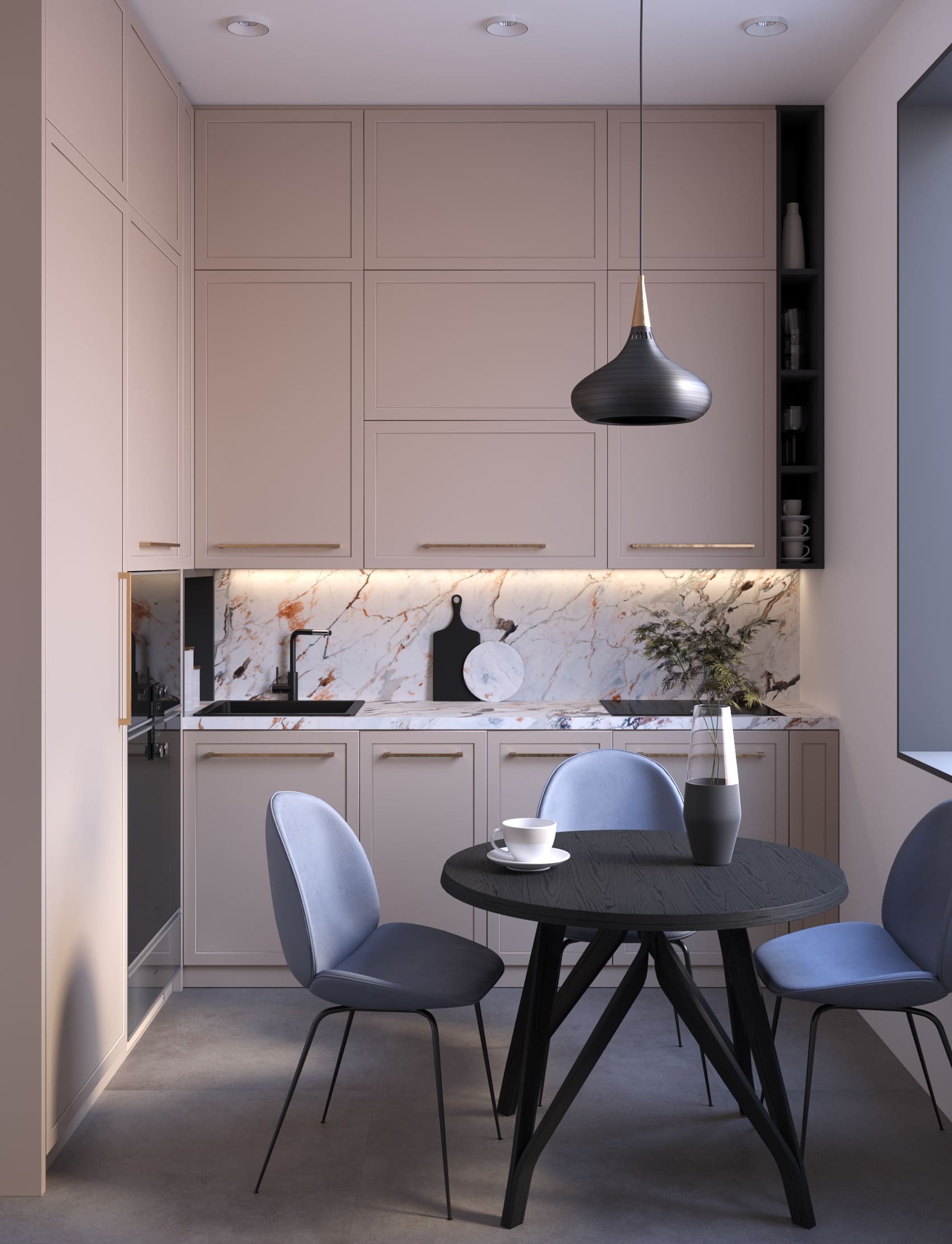 Пристенная панель 8130/6 Breccia Capraia 4200х600х10//WP1-e1-PFP-00-DS01-1