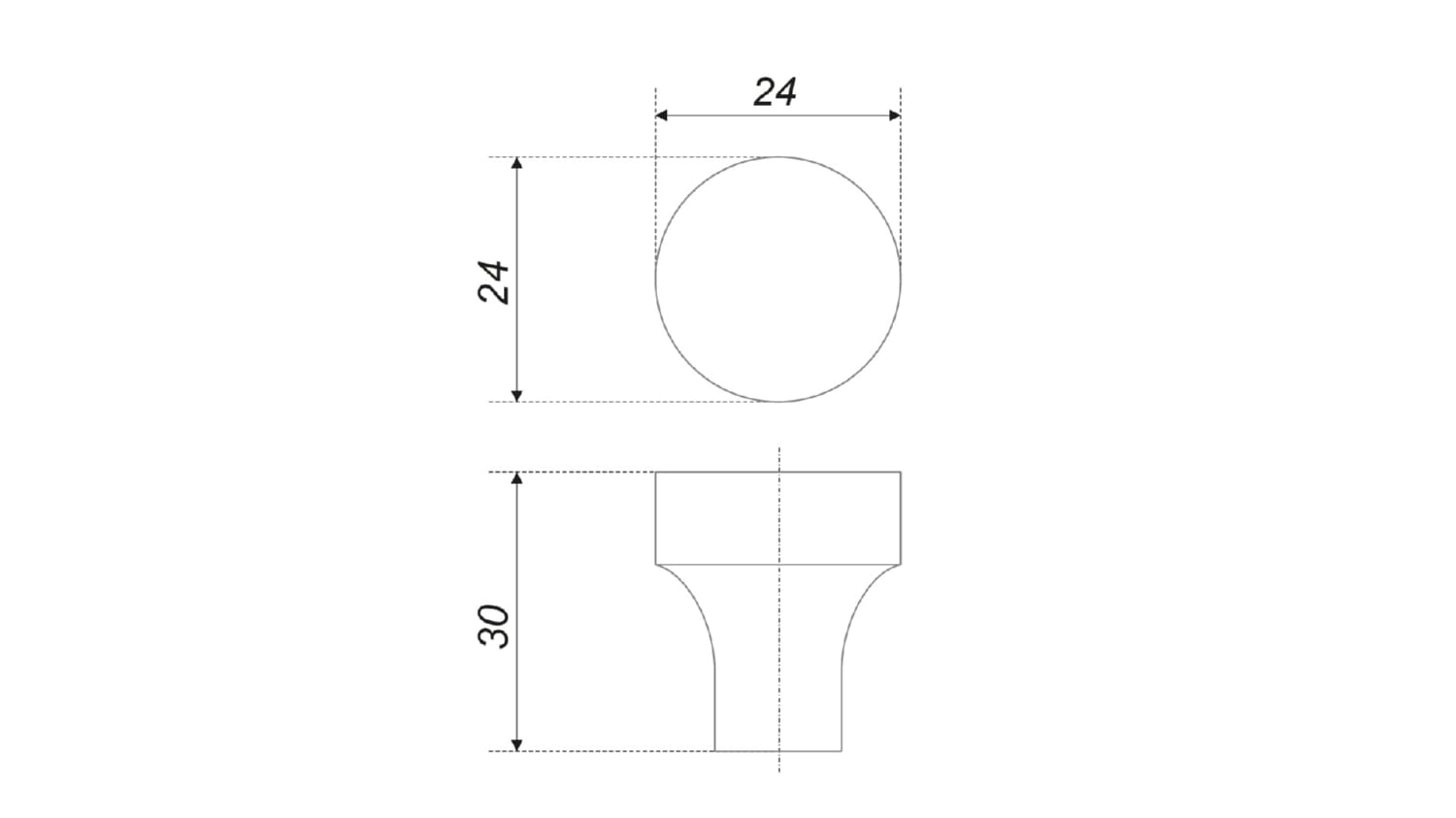 Мебельная ручка ELL