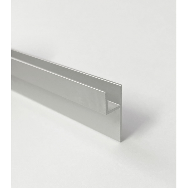 ПЛАНКА-ПЛИНТУС для МЩ 6мм алюмин.серебро 3м