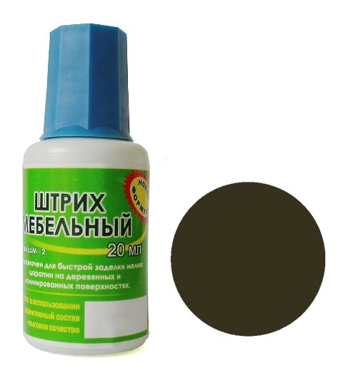 Штрих мебельный ВЕНГЕ СВЕТЛЫЙ