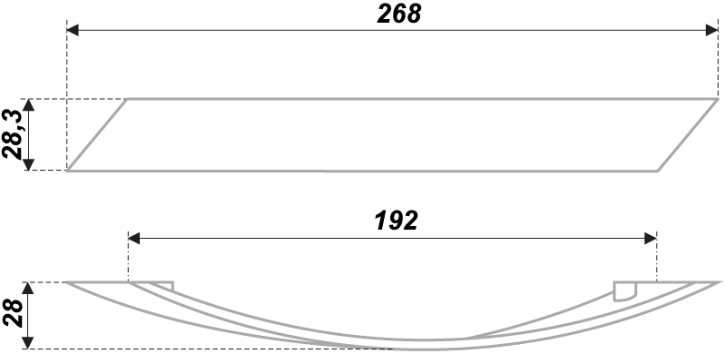 Мебельная ручка