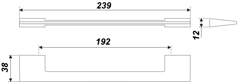 Мебельная ручка