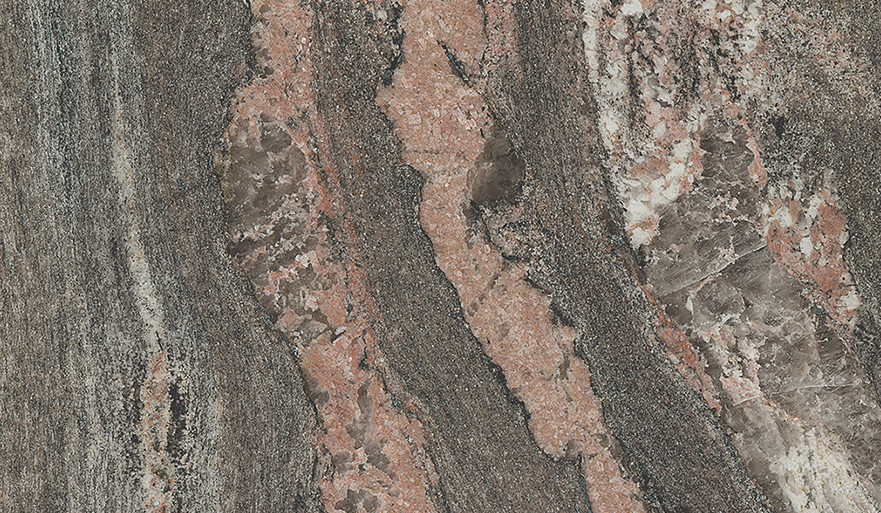 Панель 2х СТОРОН F011 ST9 Гранит Магма серый/F012 ST9 Гранит Магма красный 4100*640*8мм, EGGER