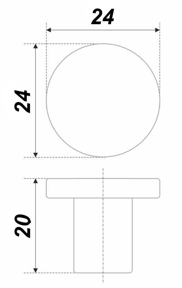 Мебельная ручка SOLO