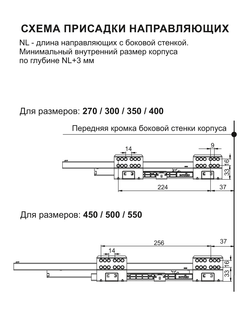 Держатель задней стенки для тонких боковин СТАРТ