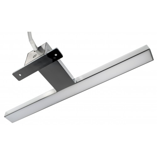 04.107.23.401 Светильник для зеркал LED Fagus-4, IP44, 4,5Вт, 220В, 4000К, 350-370Лм, CRI>80, 300х102х46, хром, провод 0,3 метра