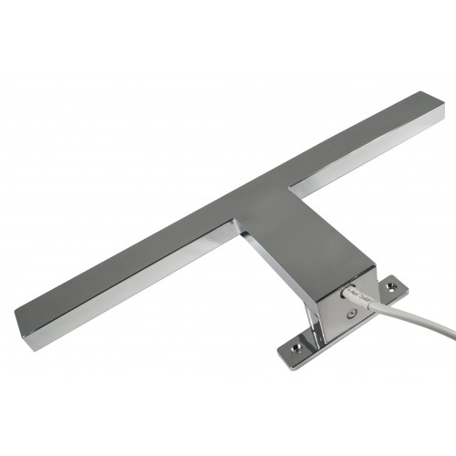 04.107.23.401 Светильник для зеркал LED Fagus-4, IP44, 4,5Вт, 220В, 4000К, 350-370Лм, CRI>80, 300х102х46, хром, провод 0,3 метра