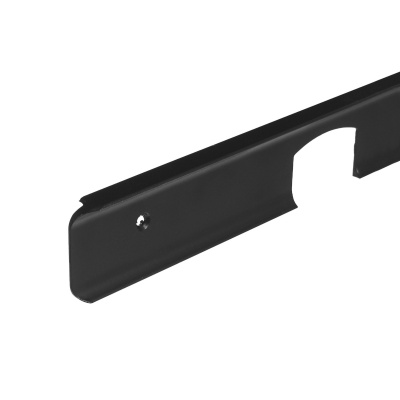 Планка для стол 38 мм угловая ЧЁРНАЯ
