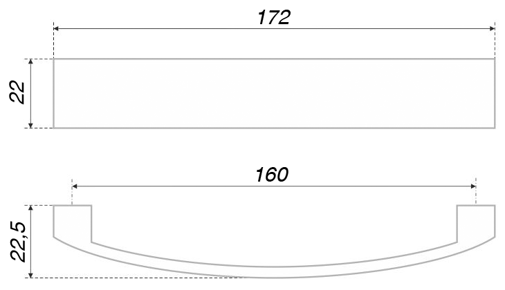 Мебельная ручка