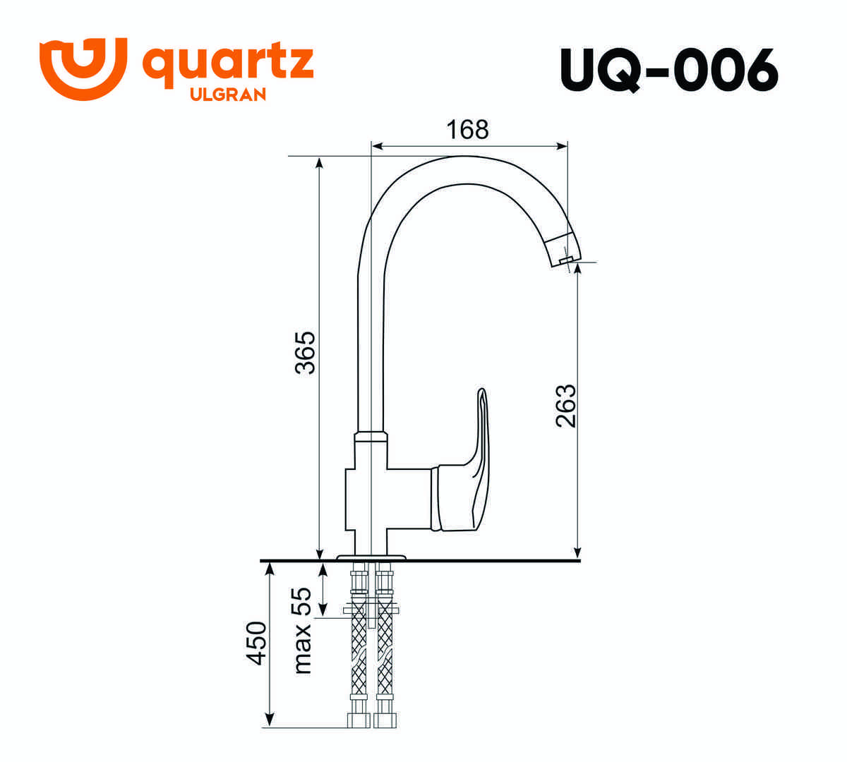 Смеситель Ulgran QUARTZ