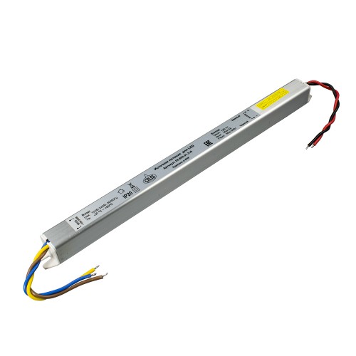 06.800.01.335 Ист пит. стаб.напр.для LED лайт,12В,max72Вт,IP20,корпус 372*18*18 провод 12 см