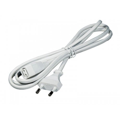 15.102.01.111 Световой провод для Line 3 с вилкой и конн. мама, 220В, L=1,8м, 2*0,5мм, белый