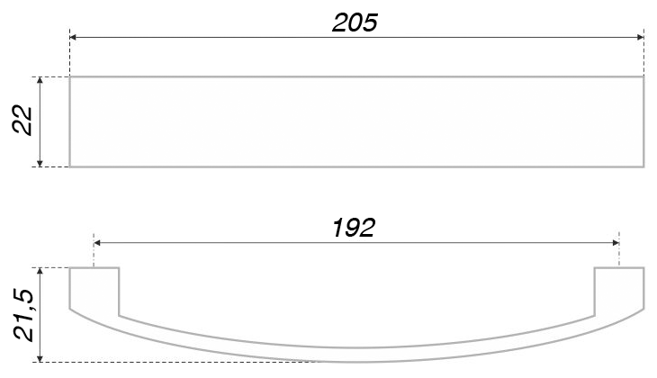 Мебельная ручка