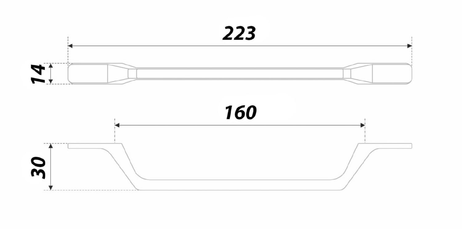 Мебельная ручка NUUK