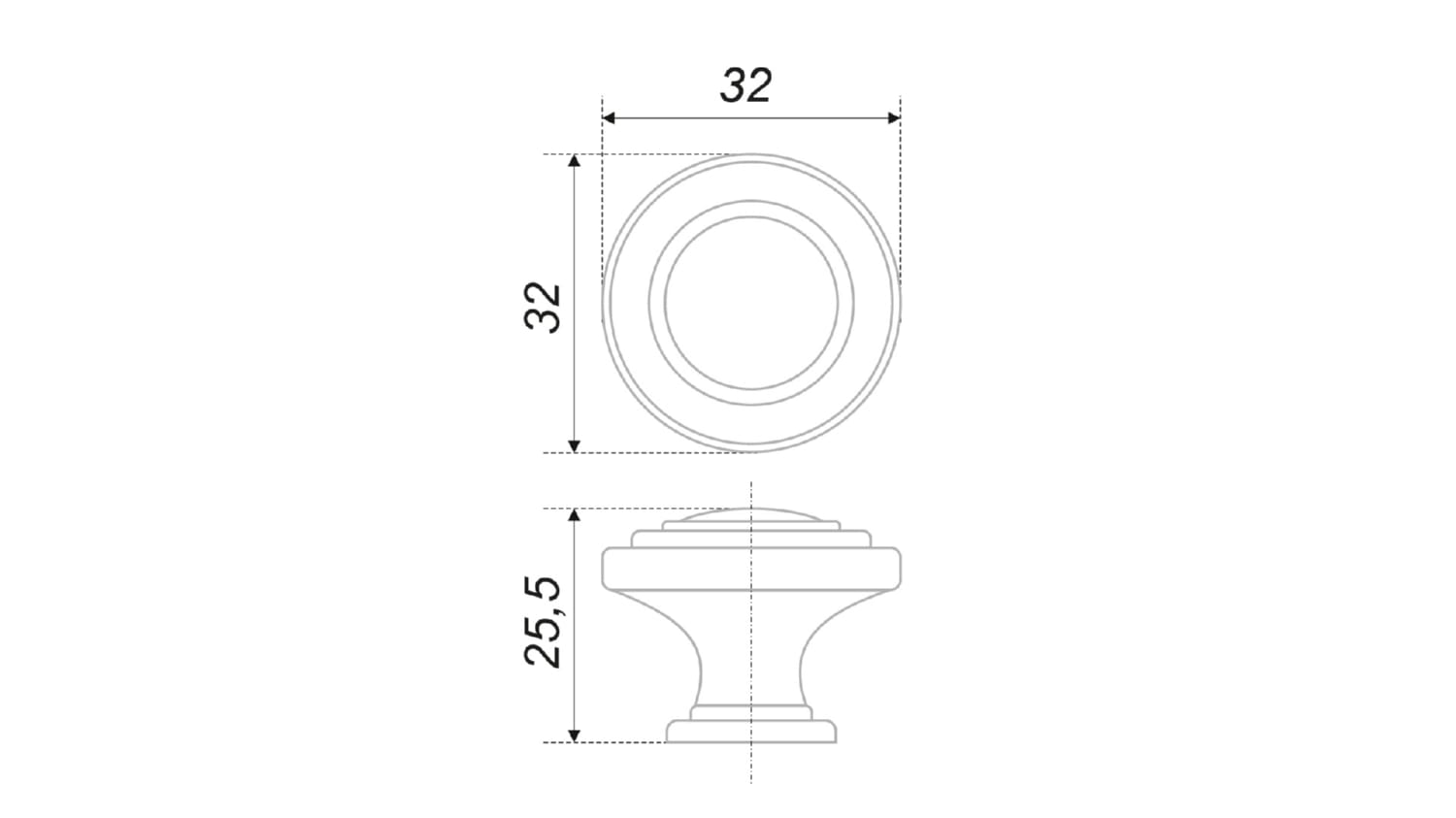 Мебельная ручка MATEO